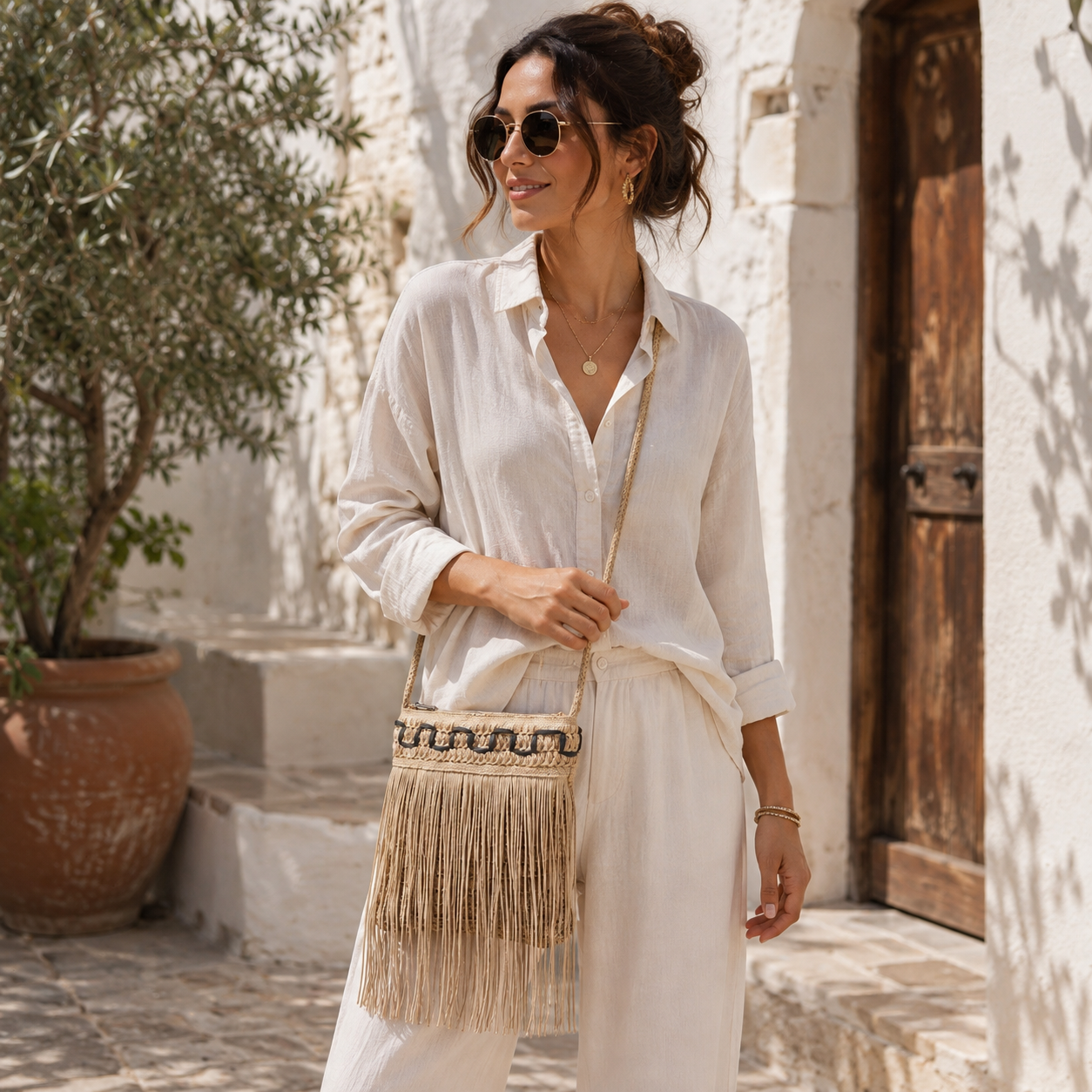 Fringe Crossbody