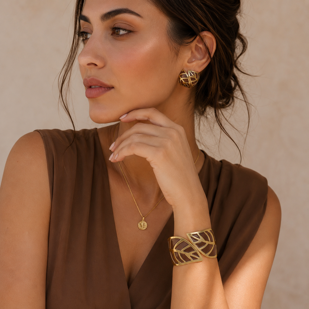 Leaf Pattern Cuff