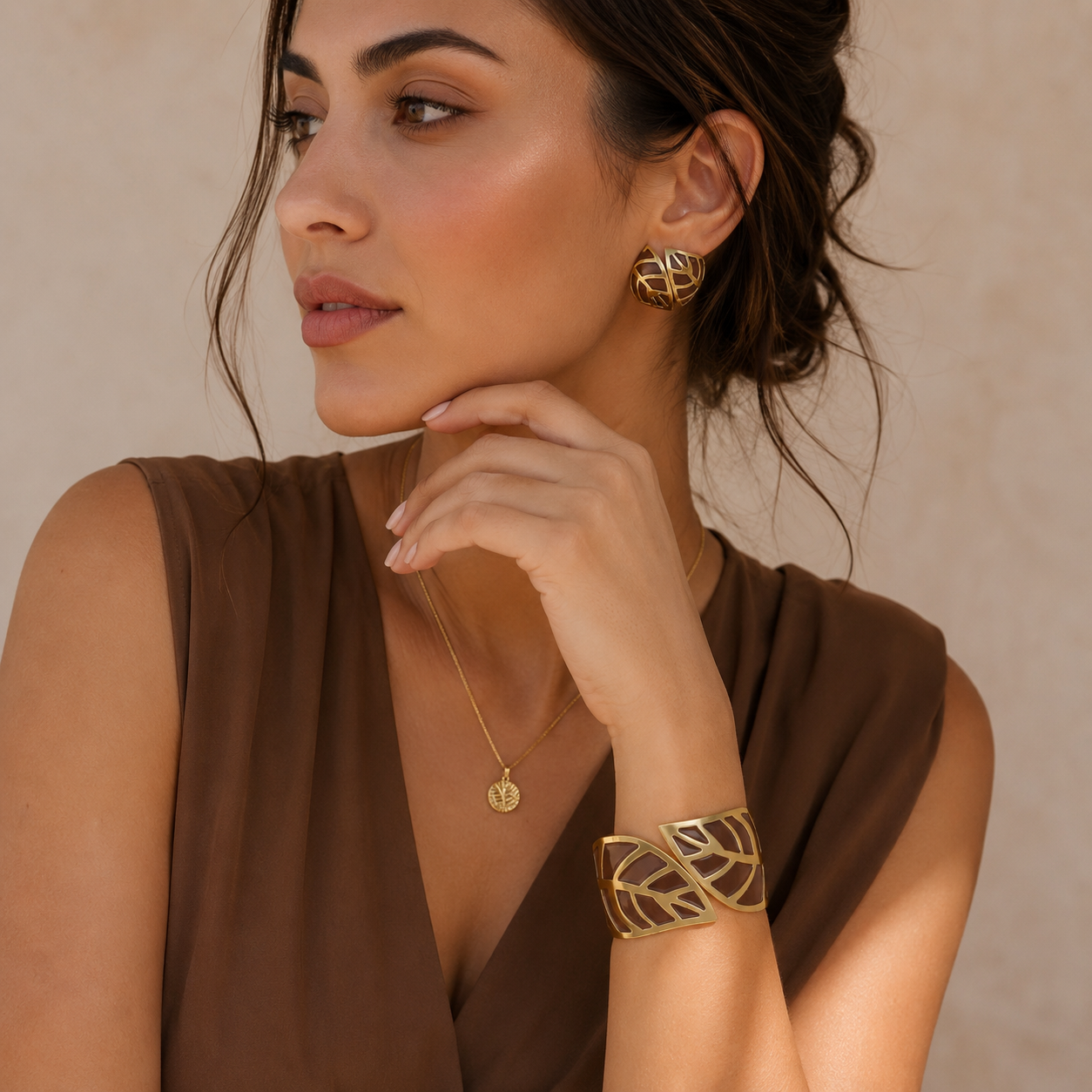 Leaf Pattern Cuff
