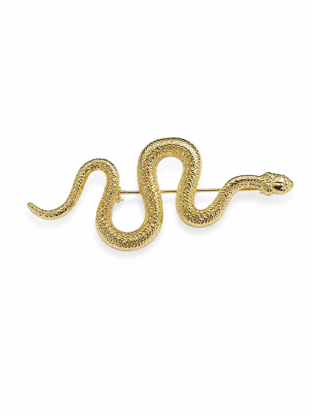Elegant Snake Brooch