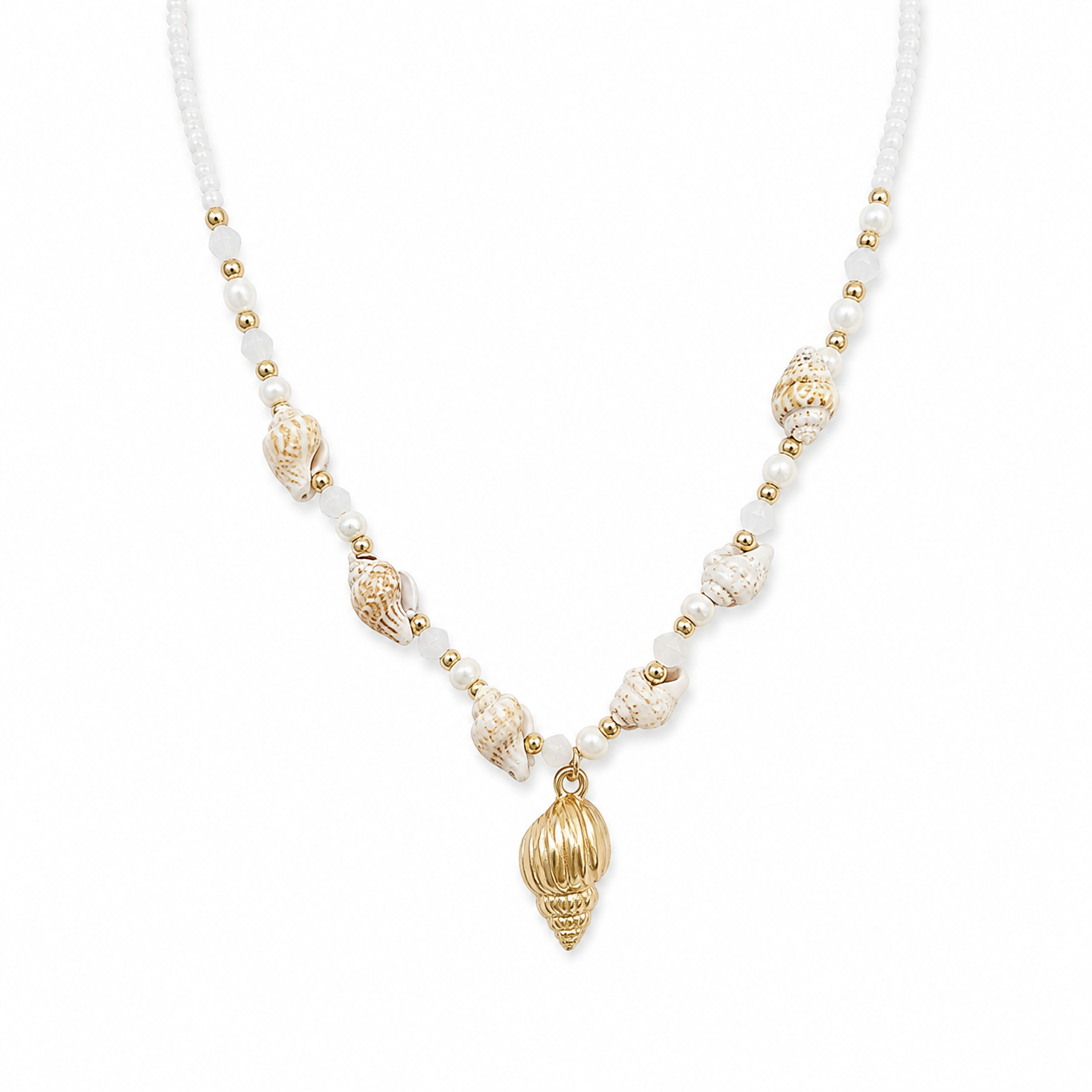 White Shell Necklace