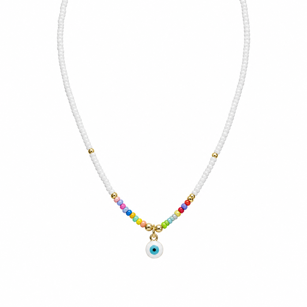 Colorful Evil Eye Necklace