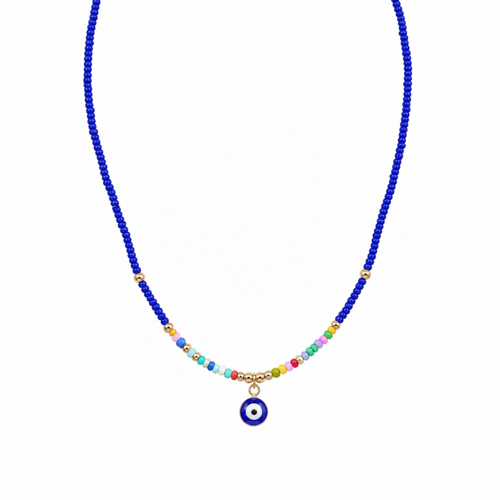 Blue Evil Eye Necklace
