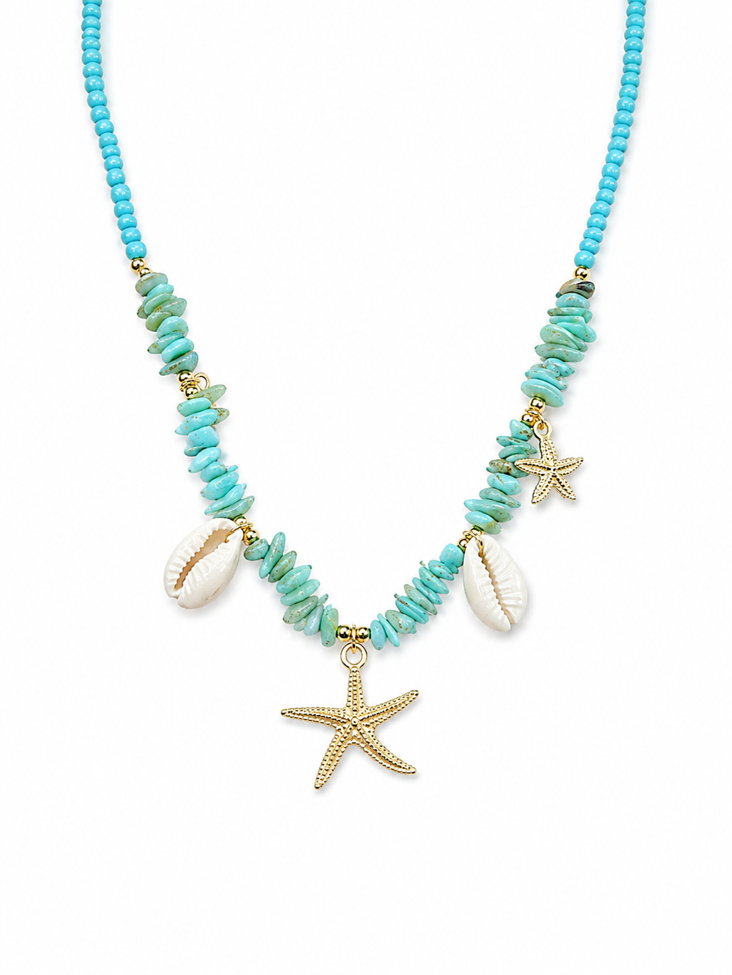 Turquoise Starfish Necklace