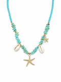 Turquoise Starfish Necklace