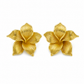 Gold Floral Earrings