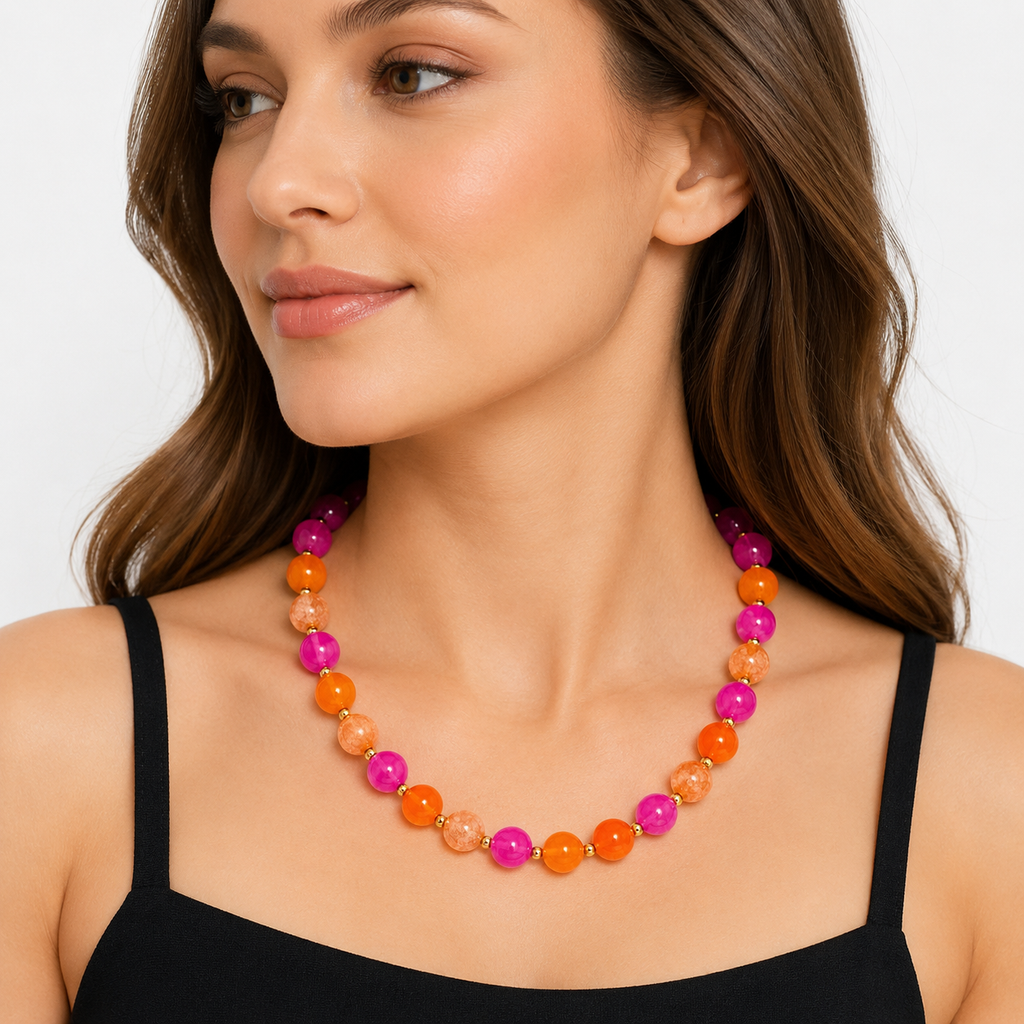 Colorful Pink Orange