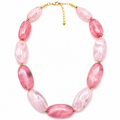 Pink Rose Quartz Necklace 🌸