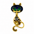 Elegant Cat Brooch