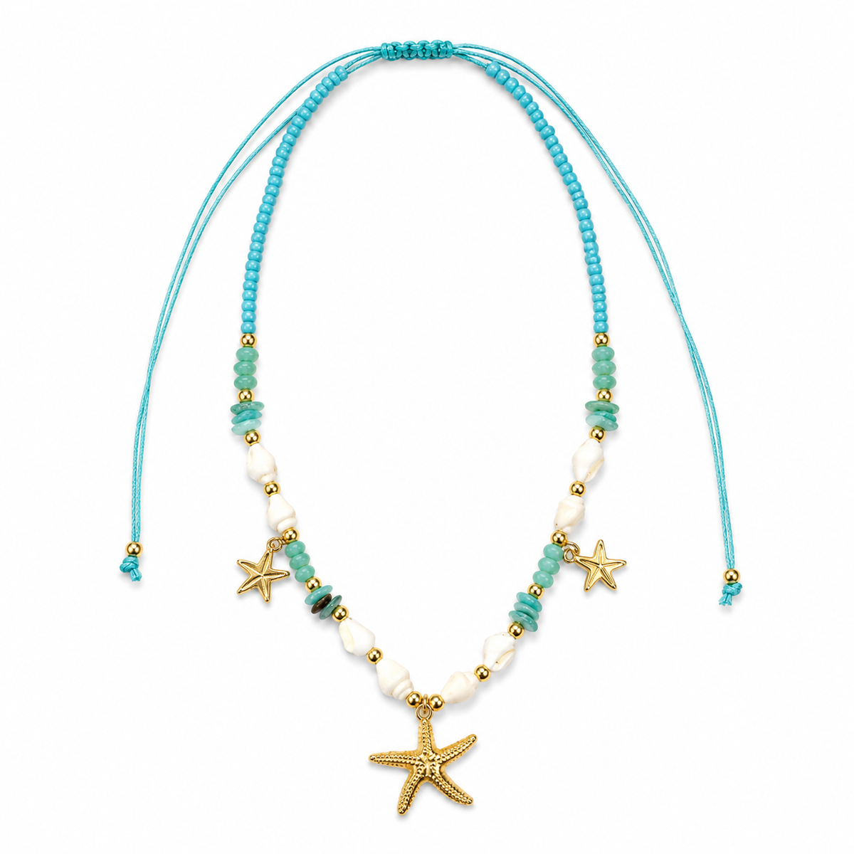 Turquoise Starfish Necklace