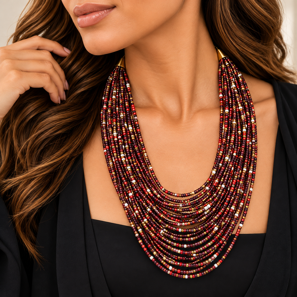 Burgundy Charm 🍷✨