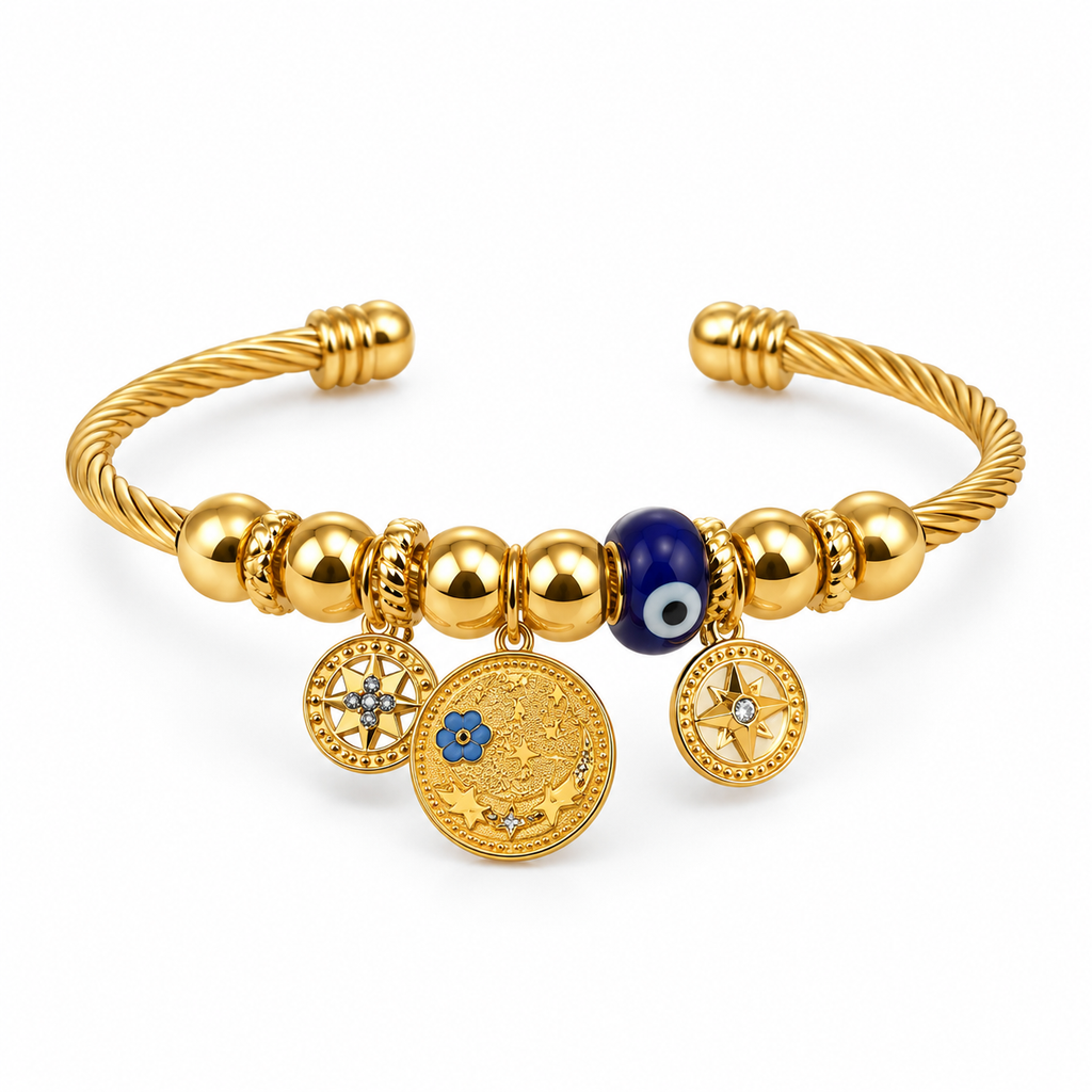 Celestial Gold Charm Bracelet ✨�