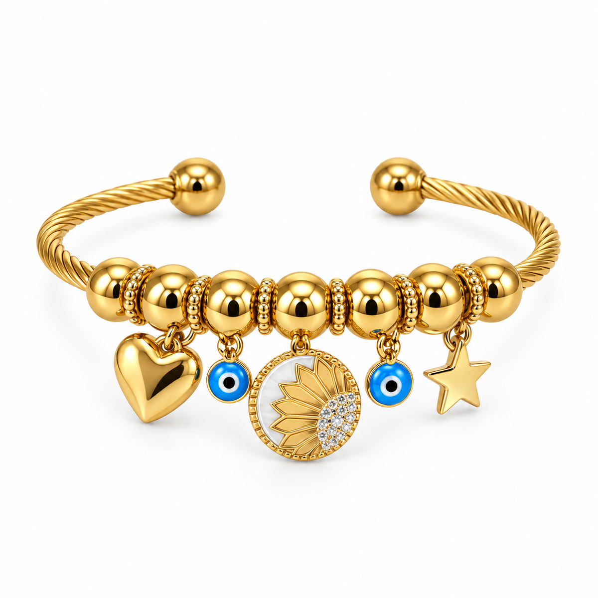 Golden Celestial Charms Bracelet ✨�