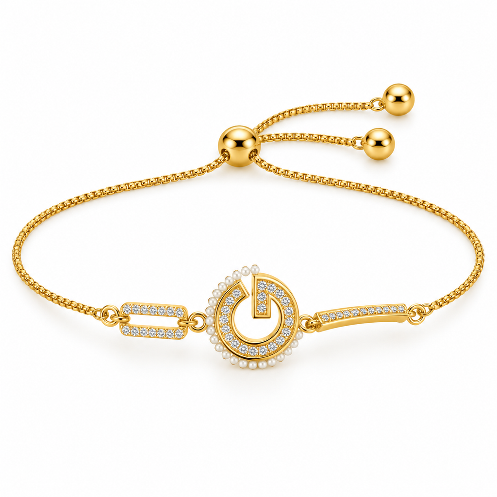 Golden G Charm Bracelet ✨