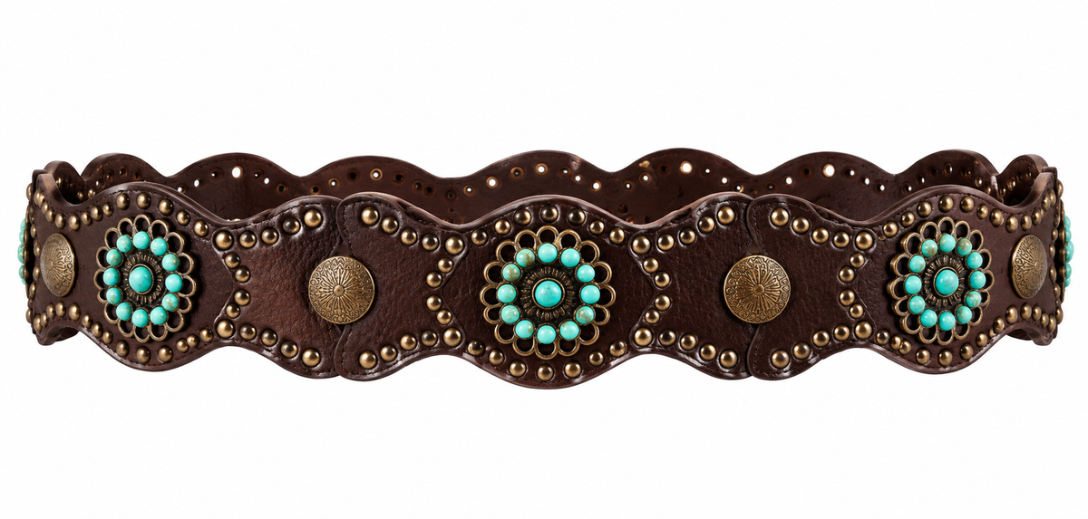 Turquoise Bohemian Belt