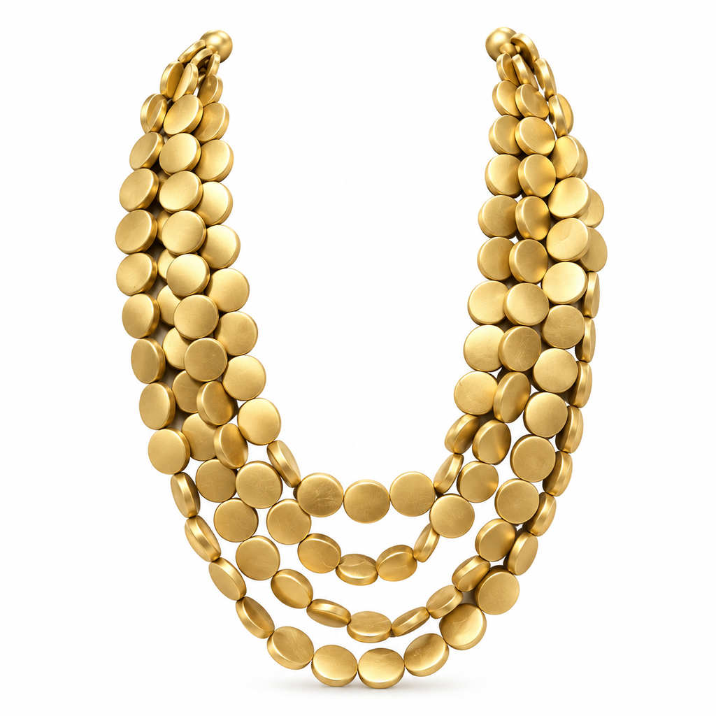 Elegant Layered Gold Necklace
