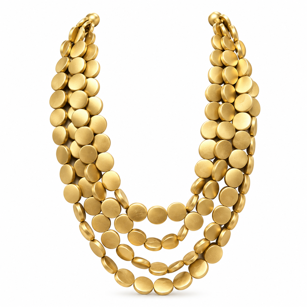 Elegant Layered Gold Necklace