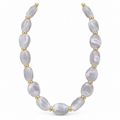 Elegant Lavender Marble Necklace