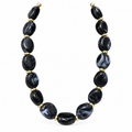 Black Marble Gold Necklace