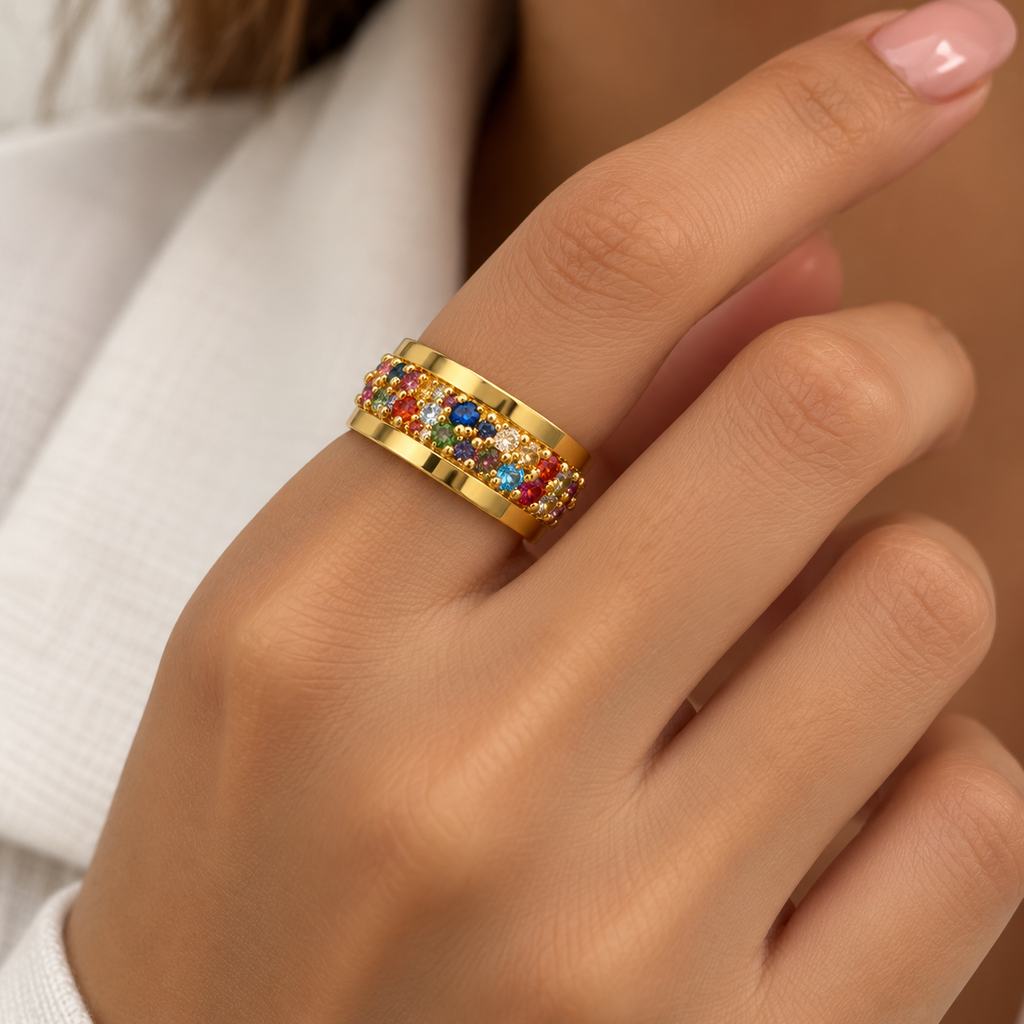 Rainbow Luxe Ring