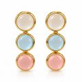 Elegant Pastel Drop Earrings