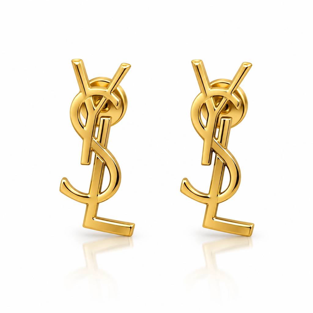 Elegant Gold SL Earrings
