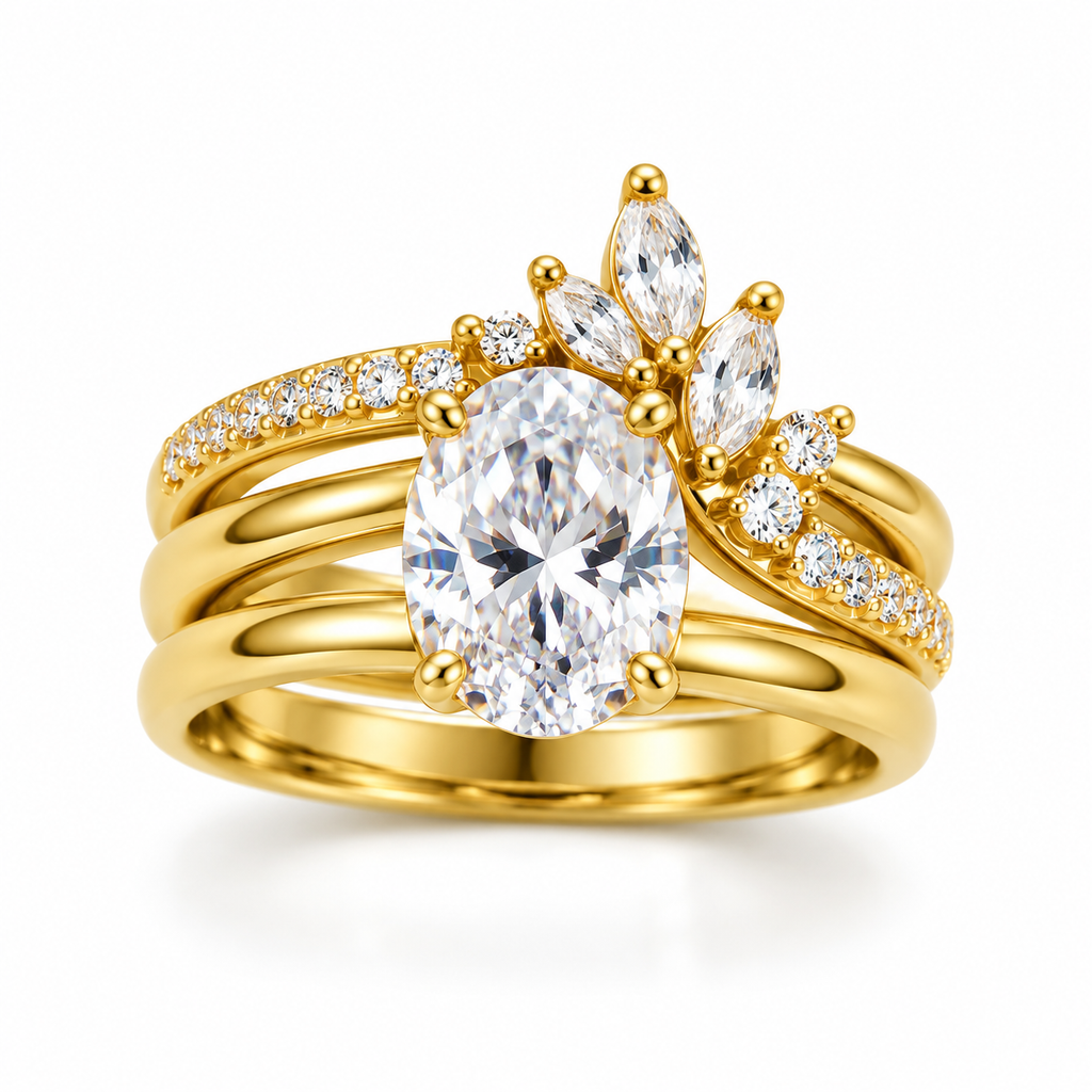 Four Piece – Floral – Sparkling