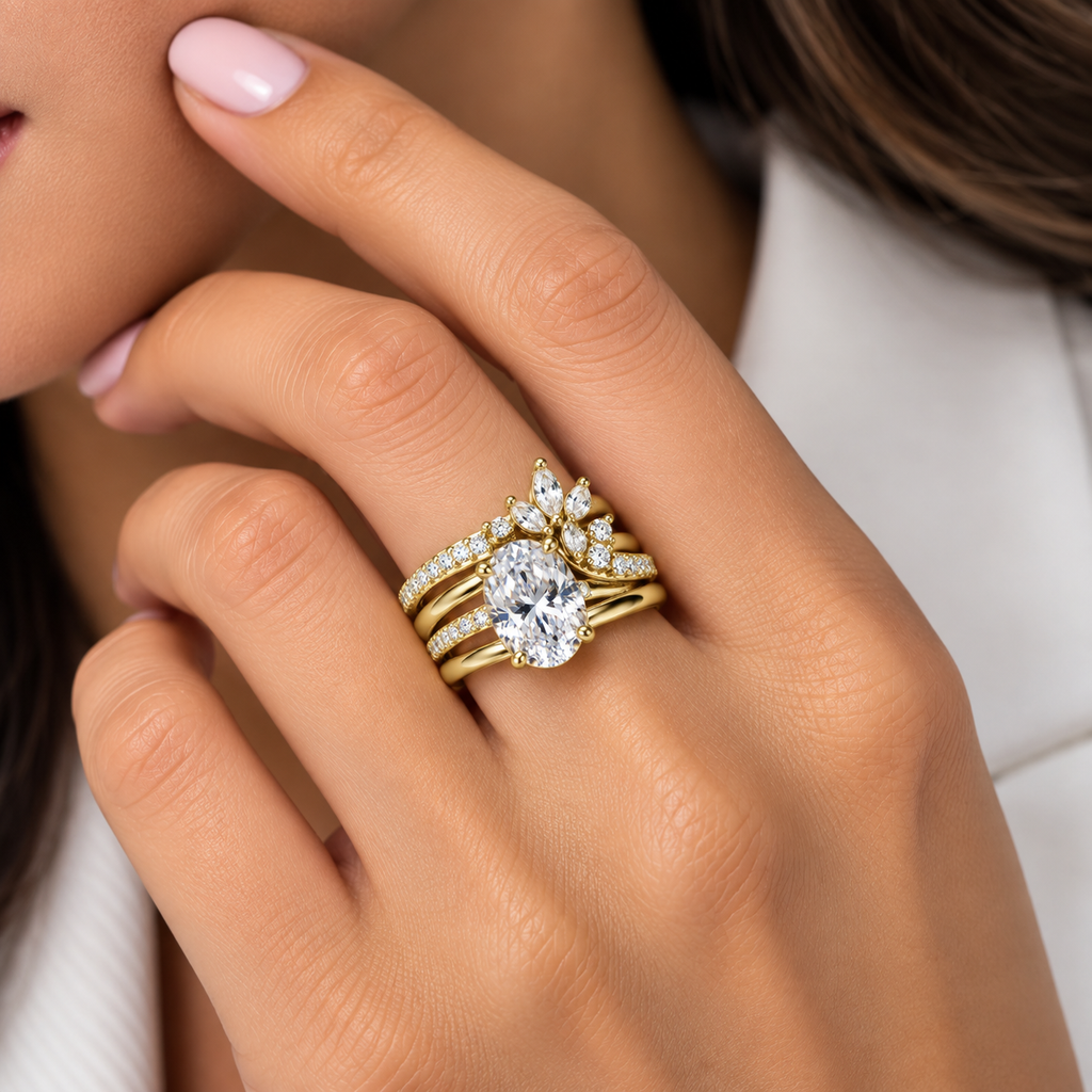 Four Piece – Floral – Sparkling