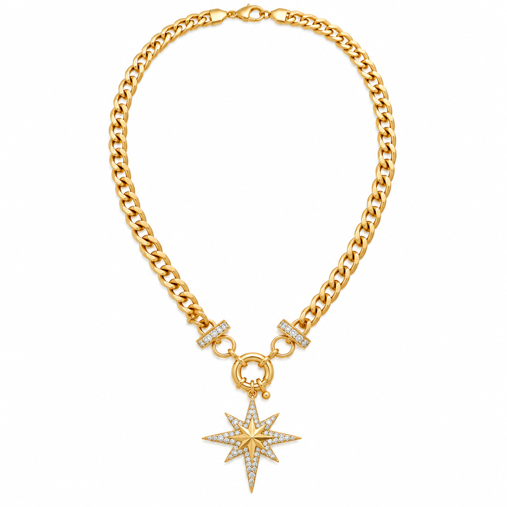 Golden Star Charm Necklace ⭐
