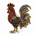 Royal Rooster Brooch