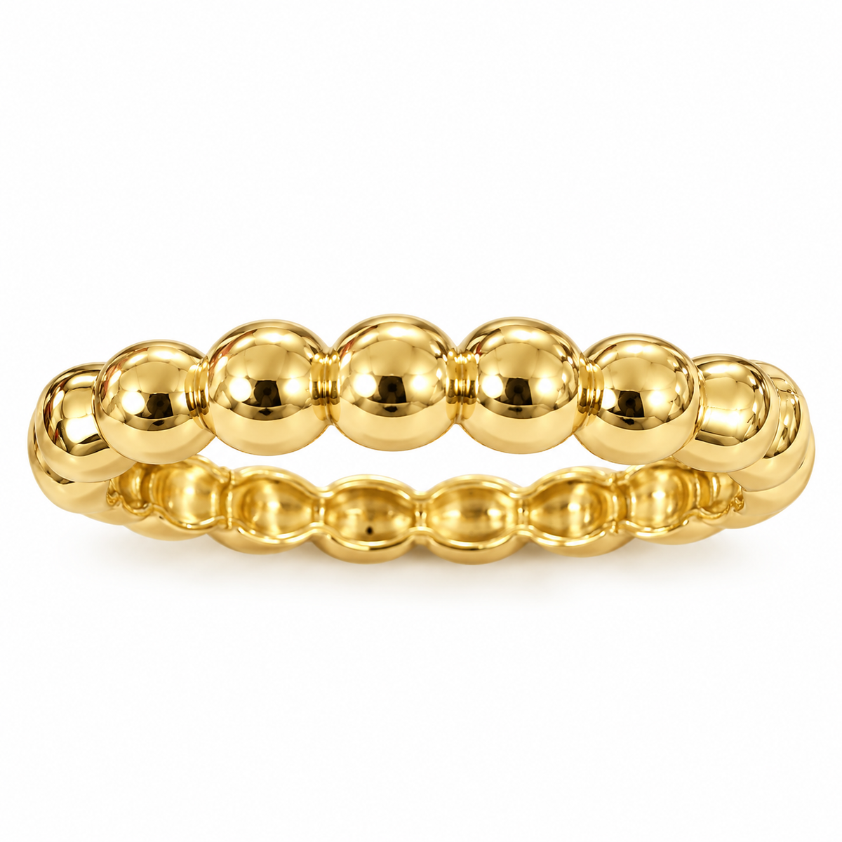 Golden Beaded Bangle