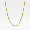 Gold Thin Rope Chain Necklace