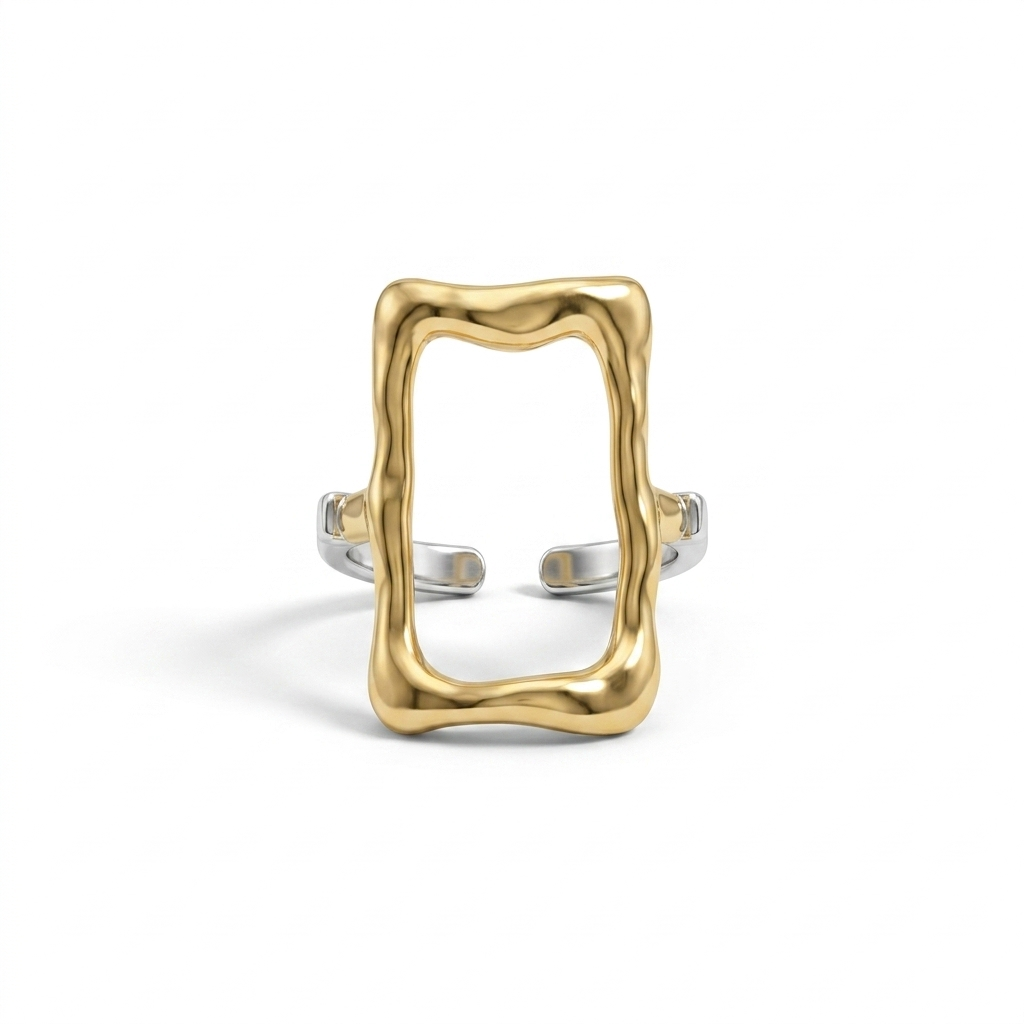 Golden Frame Ring