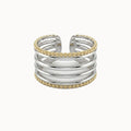 Beaded Cuff Ring