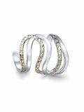 Crystal Wave Ring