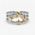 Moon & Stars Ring