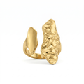 Gold Molten Open Ring