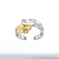 Two-Tone Molten Cuff Ring