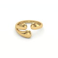 Gold Triple Drop Ring