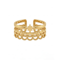 Gold Star Crown Ring