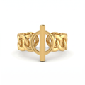 Gold Cross Symbol Ring