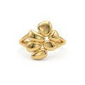 Gold Four Petal Ring