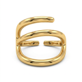 Gold Spiral Wrap Ring