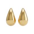 Gold Teardrop Stud Earrings