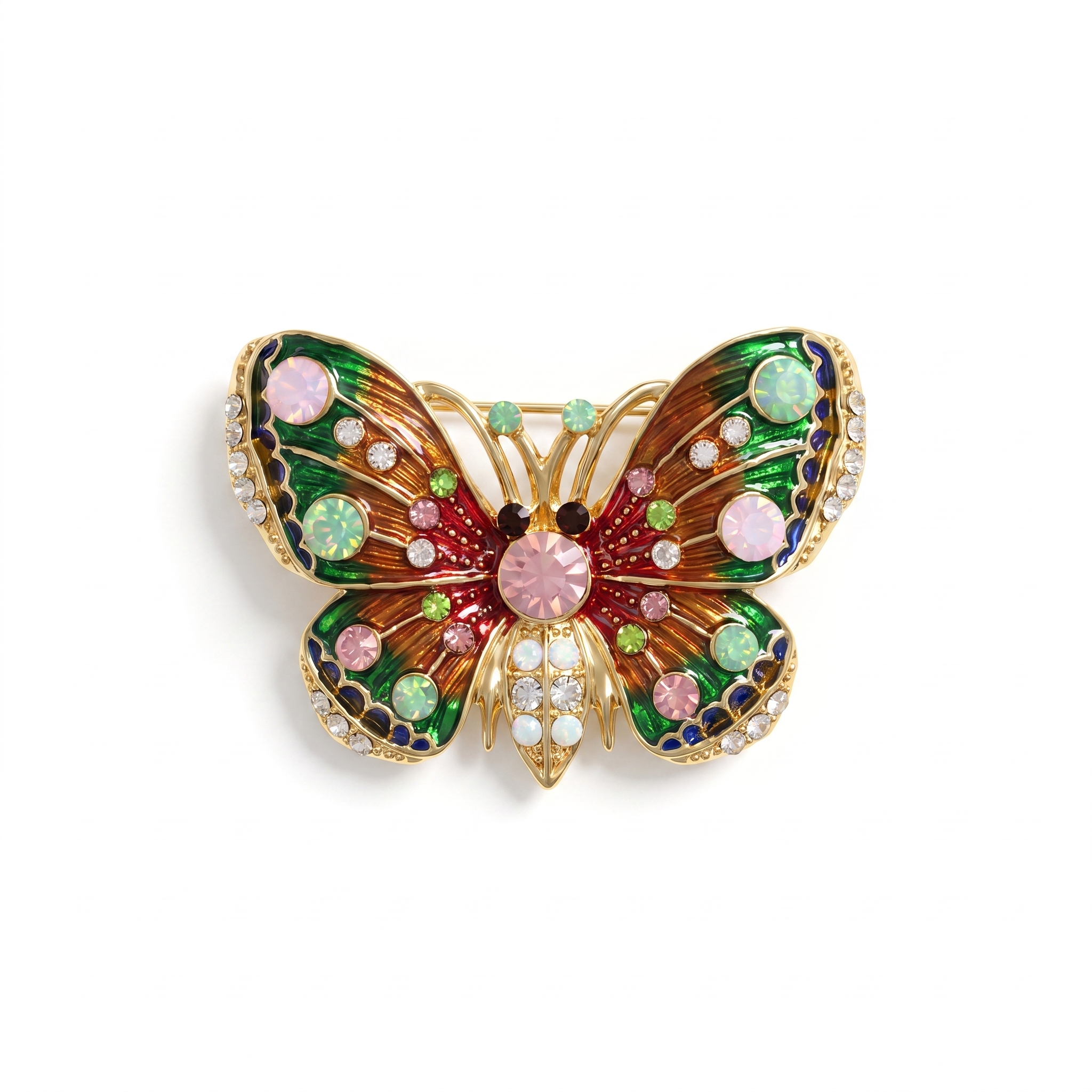 Colorful Butterfly Brooch