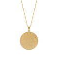 Textured Disc Necklace ✨