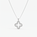 Crystal Clover Necklace ✨