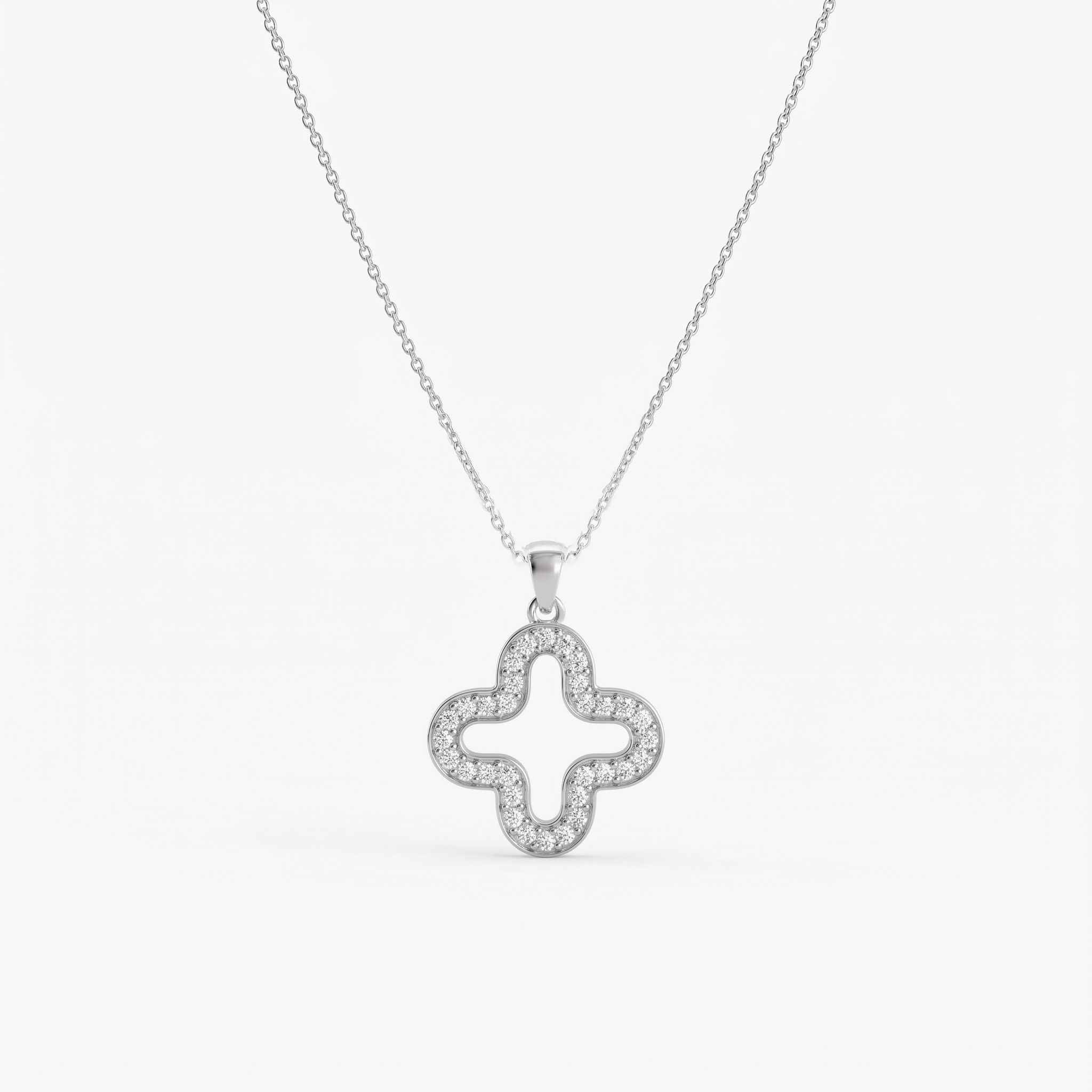Crystal Clover Necklace ✨