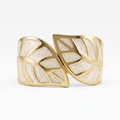Gold Pearl Leaf Cuff